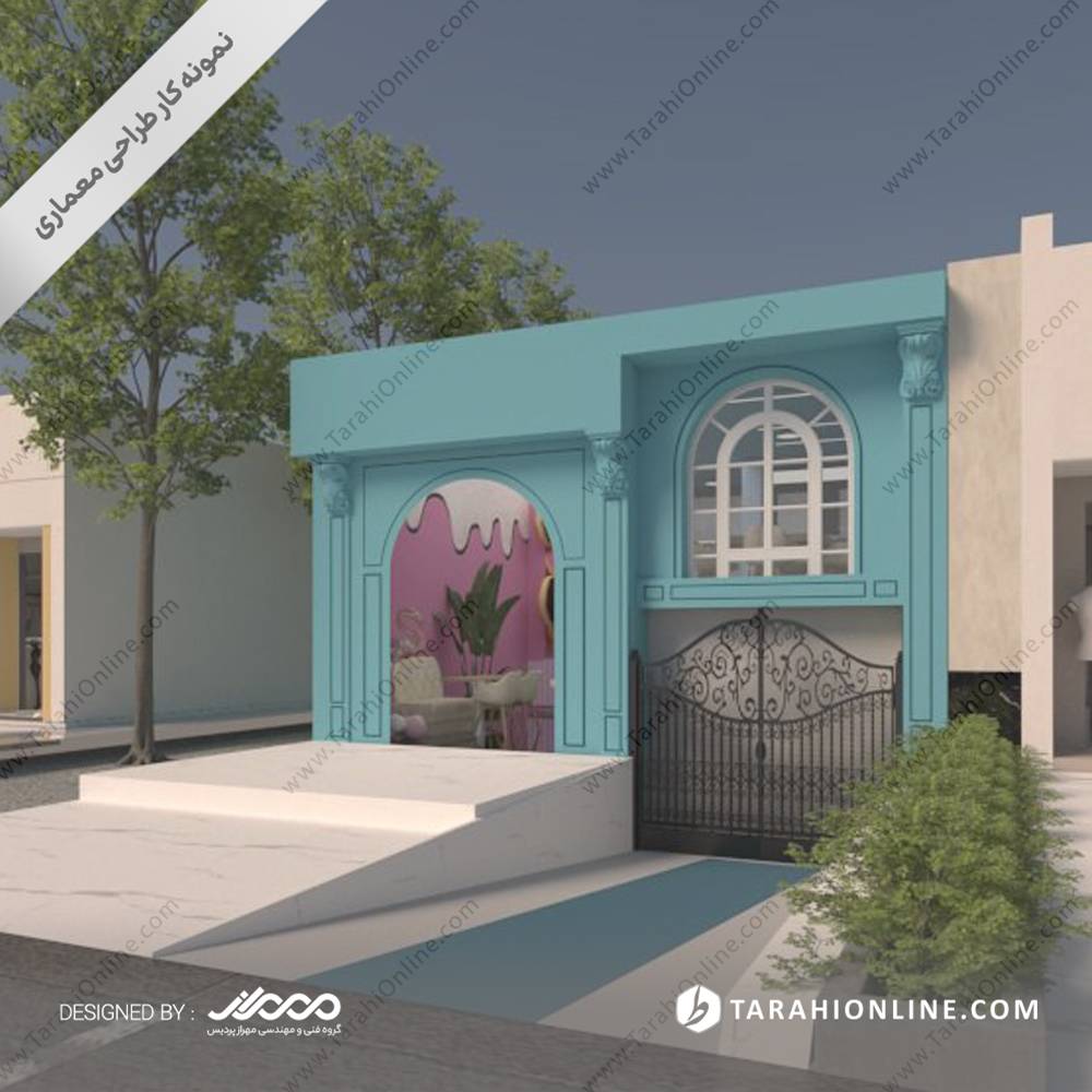 طراحی نما و داخلی کافی شاپ - تصویر 8